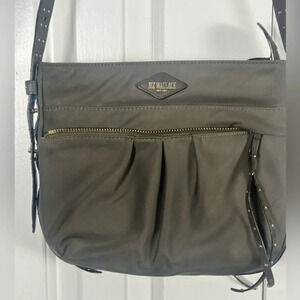 MZ Wallace HARLOW CROSSBODY IN Green CLAY with Studded Strap Purse